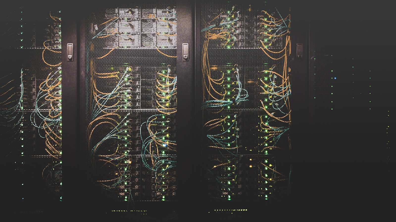 Server racks in a data centre